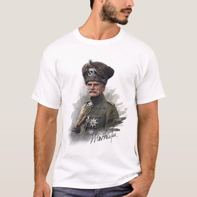 Last Hussar August von Mackensen T Shirt (Framsida)