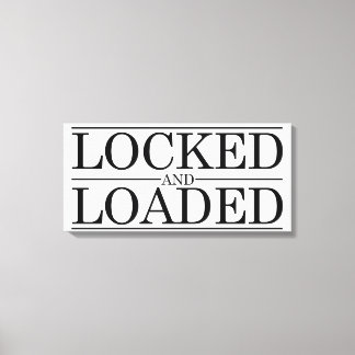 Låst i Chastity Canvastryck