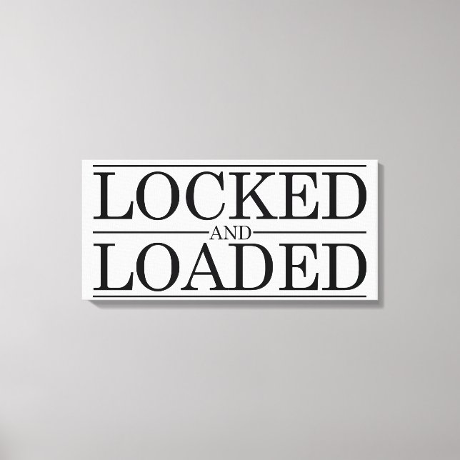 Låst i Chastity Canvastryck (Framsida)