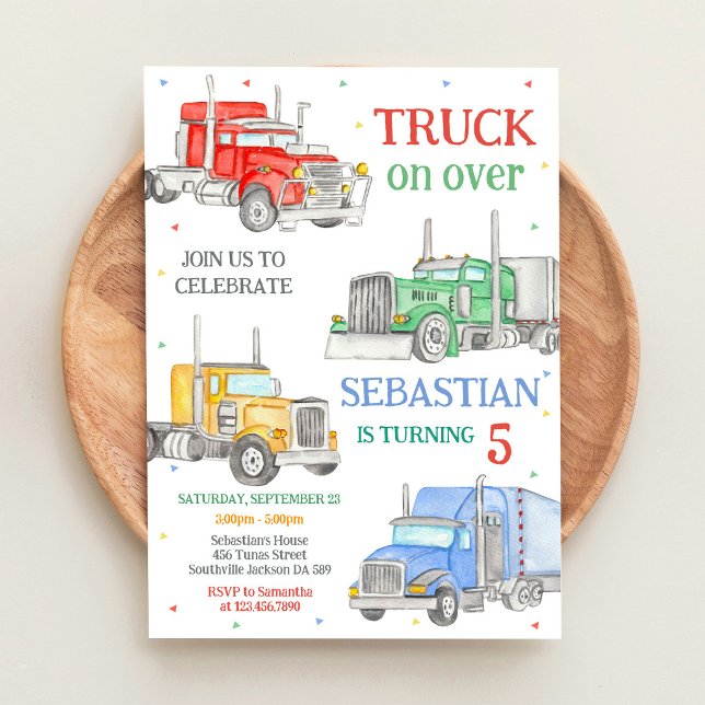 Last inbjudan för Truck Pojke (Skapare uppladdad)