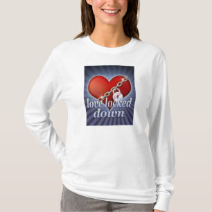 låst kärlek besegrar t-shirt