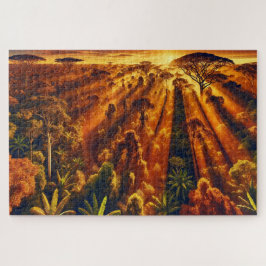 "Last Light in Jungle" - pussel