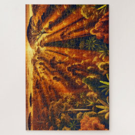 "Last Light in Jungle" - pussel