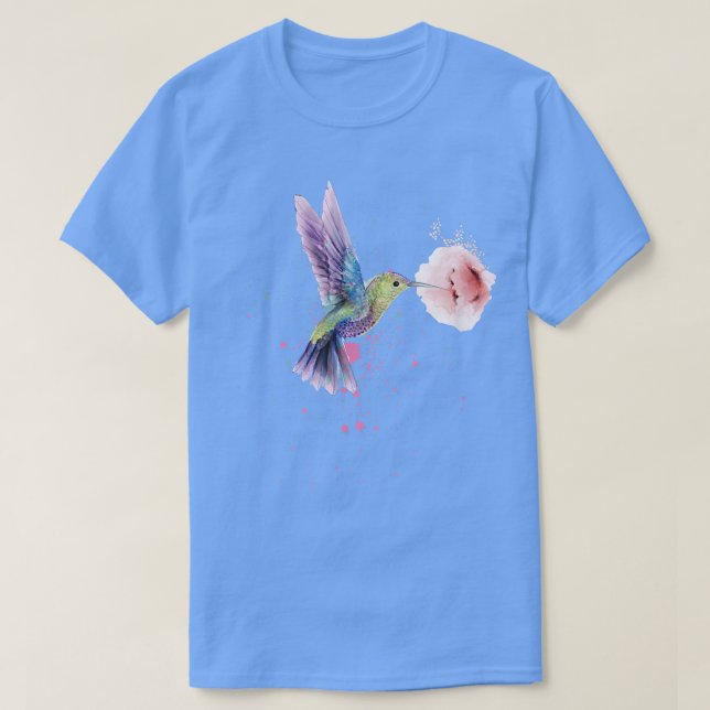 Last Minute Hanukkah Hummingbird T Shirt (Design framsida)