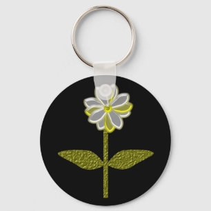 Låst nyckelkedja för Daisy, blommande Nyckelring