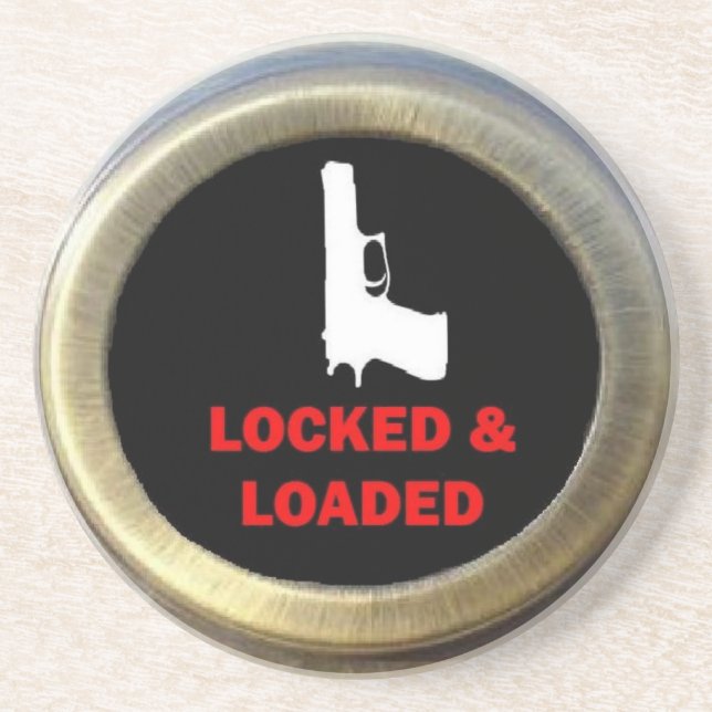 Låst och inläst Gun Underlägg (Framsidan)