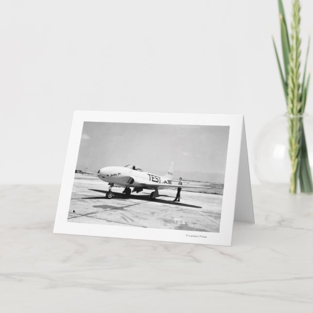 Låst P-80A-flygplan Kort (Framsida)