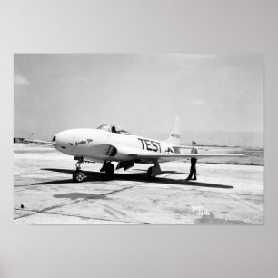 Låst P-80A-flygplan Poster