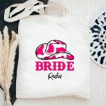 Last Rodeo Bachelorette Brudens sida Tote Bag Tygkasse<br><div class="desc">En del av "Disco Cowgirl Bachelorette"-samlingen!</div>