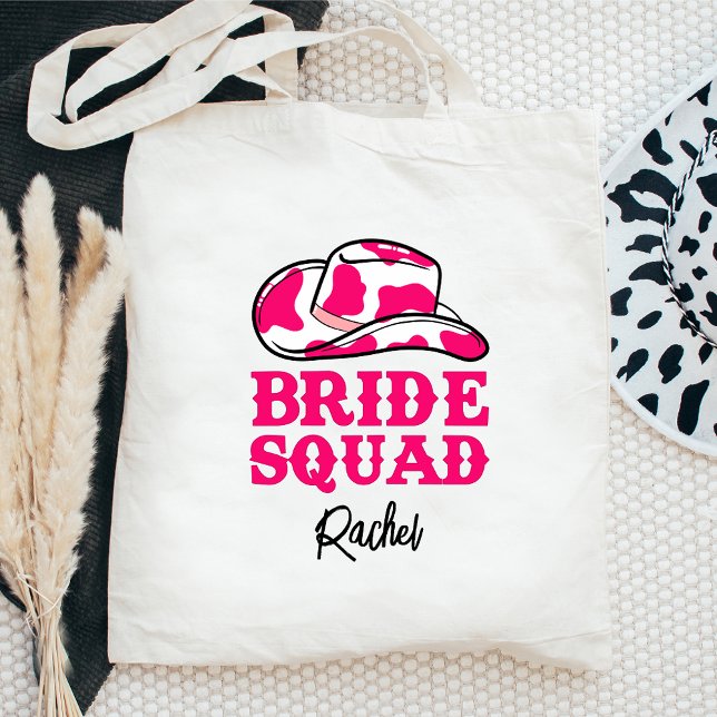 Last Rodeo Bachelorette Brudens sida Tote Bag Tygkasse (Skapare uppladdad)