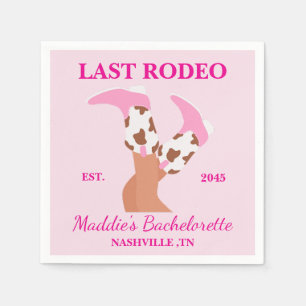Last Rodeo Bachelorette Party Pappersservett