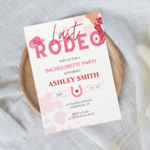 Last Rodeo Bachelorette Party Rosa Cowgirl