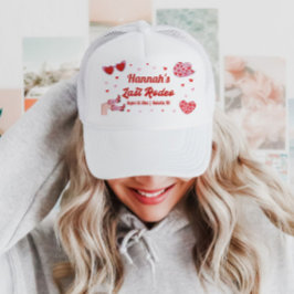 Last Rodeo Cowgirl Bachelorette Party Hat Keps
