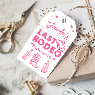 Last Rodeo Cowgirl Bachelorette Party Presentetikett