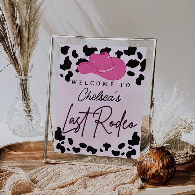 Last Rodeo Cowgirl Möhippa Bachelorette-tecken Poster (Skapare uppladdad)