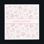 Last Rodeo Pink Bachelorette Party Paper Napkin Pappersservett<br><div class="desc">Add a fun, flirty touch to your celebration with our Last Rodeo Pink Bachelorette Party Paper Napkins! Featuring bold chic pink design, these napkins are perfect for tying together your bachelorette décor. Ideal for cocktails, snacks, or cake – they're a stylish and practical addition to your final fling festivities! These...</div>