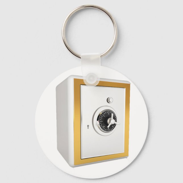 Låst Säker nyckelkedja Nyckelring (Framsida)