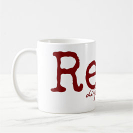 Läst smutsa ner till mig muggen kaffemugg