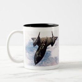 Låst_SR-71_in_flight Två-Tonad Mugg