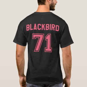 Låst SR-71-Manar-T-shirt med baksida - Rosa T Shirt