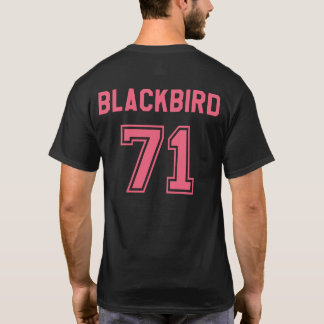 Låst SR-71-Manar-T-shirt med baksida - Rosa T Shirt