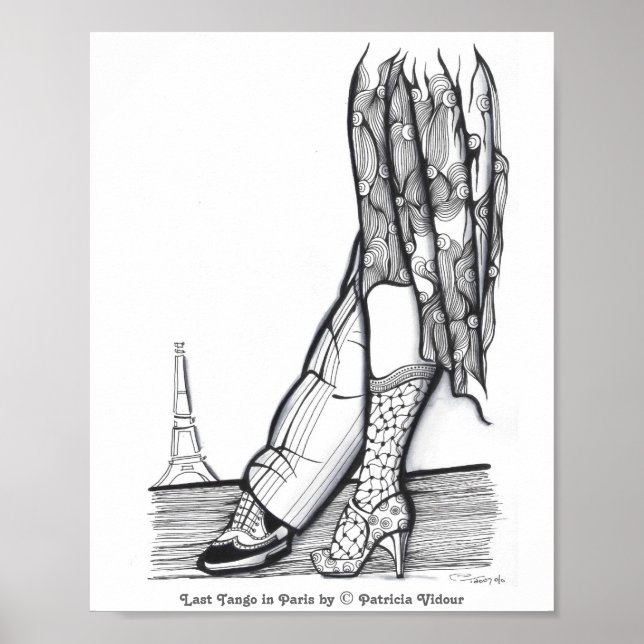 Last Tango i Paris Poster (Framsidan)