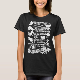 Läst Tshirt för bokar överallt Tee