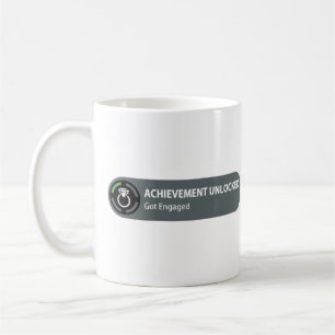 Låst upp prestation - förlovad har kaffemugg