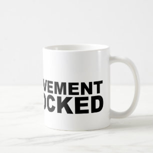 Låst upp prestation kaffemugg