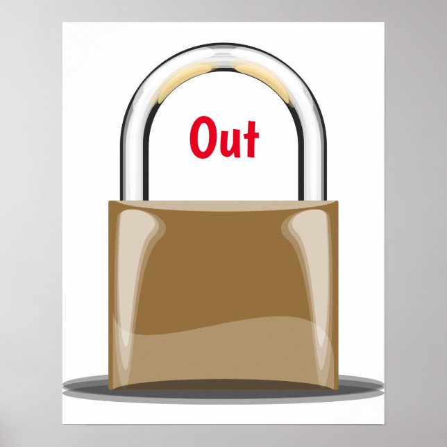 Låst ut Poster (Framsidan)