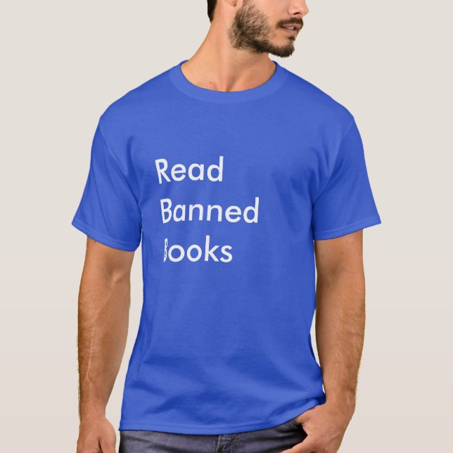 Lästa förböd bokar t shirt (Framsida)