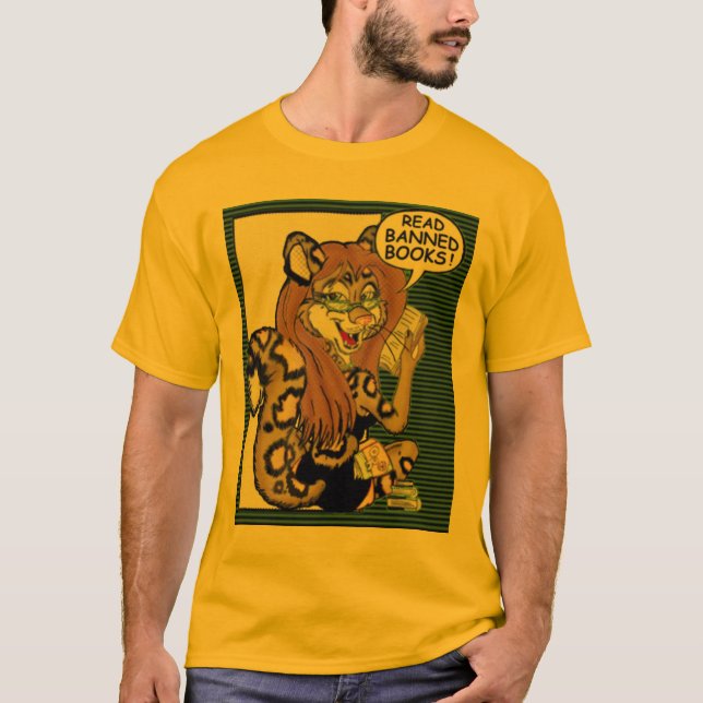 Lästa förböd bokar t-shirt (Framsida)
