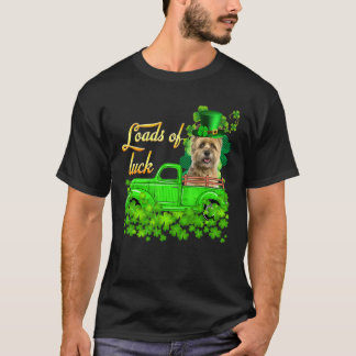 Lastade Tur Lastbil Cairn Terrier St Patrick S Day T Shirt