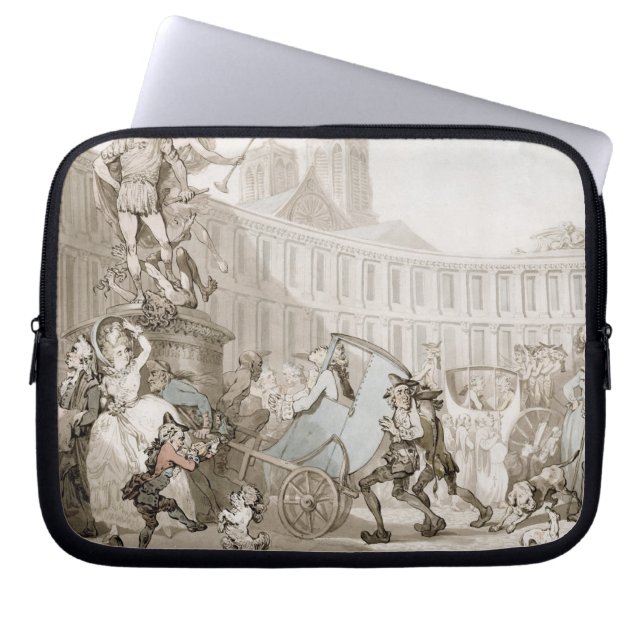 Laställedes Victoires, Paris, c.1789 (skriva och Laptop Sleeve (Framsidan)