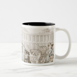 Laställedes Victoires, Paris, c.1789 (skriva och Två-Tonad Mugg