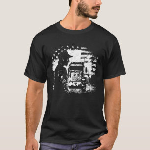 Lastare American Big Rigs Diesel Lastbil Driver 35 T Shirt