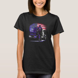 Lastare American Big Rigs Diesel Lastbil Driver 45 T Shirt