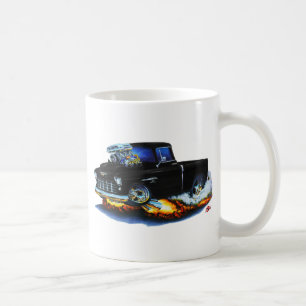 Lastbil 1955 för Chevy uppsamlingssvart Kaffemugg