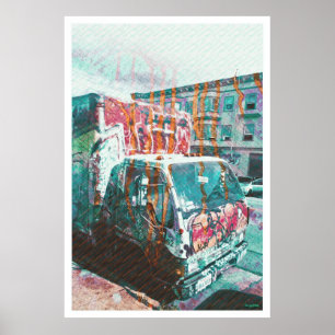 Lastbil-A-Licious Bang ( graffiti Kärlek ) Poster