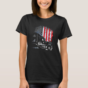 Lastbil American Big Rigs Diesel Lastbil Driver 66 T Shirt