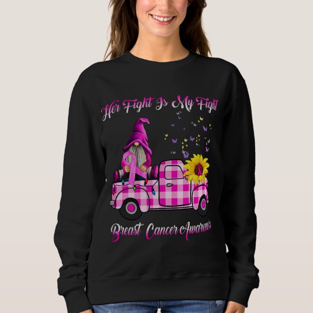 Lastbil är hennes kamp mot bröstcancer A T Shirt (Framsida)