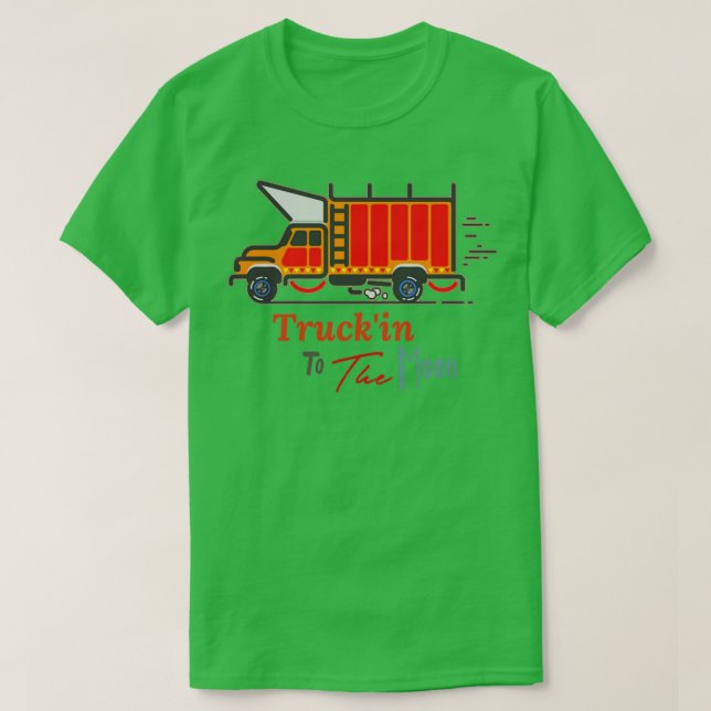 Lastbil Art T Shirt (Design framsida)