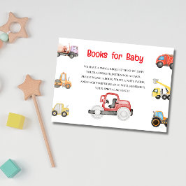 Lastbil baby under babyduschen Bok Tilläggskort
