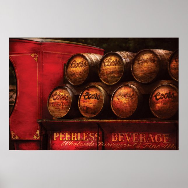 Lastbil - Beer Lastbil Poster (Framsidan)