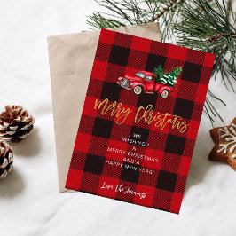 Lastbil & Buffalo Check God jul