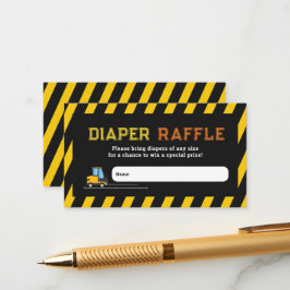 Lastbil Bygge babyskor - dagstidning Raffle Tilläggskort
