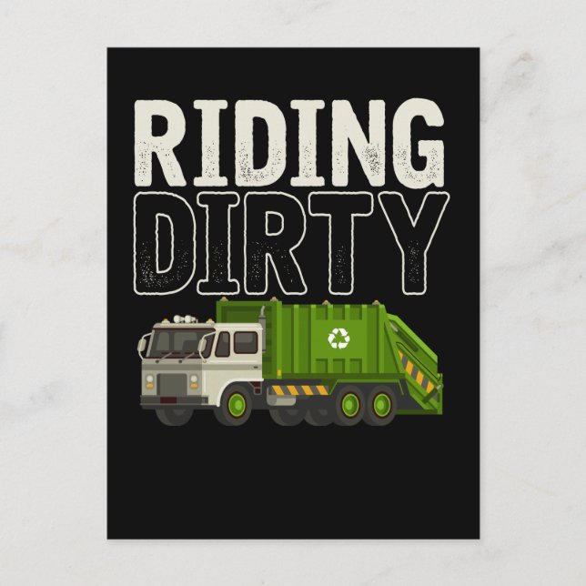 Lastbil-citat Sopor-dagen Sopor Trucker Vykort (Framsida)