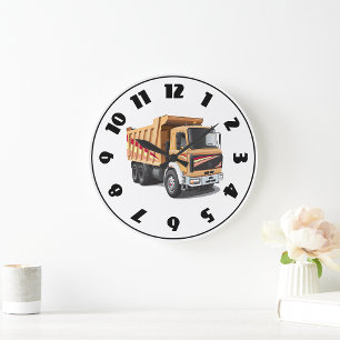 Lastbil Clock Stor Klocka
