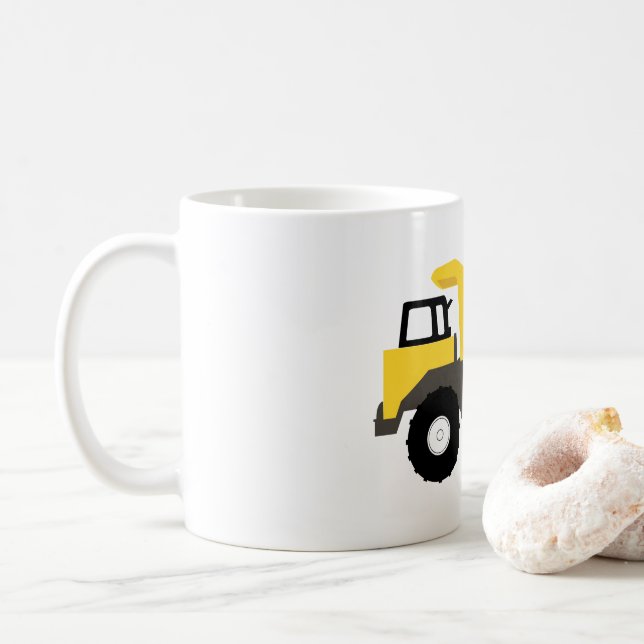 Lastbil Construction Lastbilar Kaffemugg (Med munk)