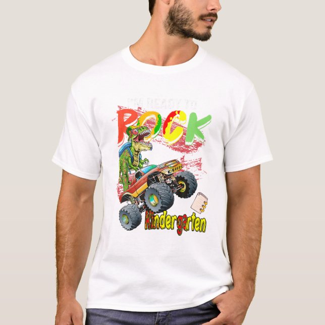 Lastbil Dinosaur Boys I m T Shirt (Framsida)